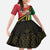 Happy Vanuatu Constitution Day Family Matching Mermaid Dress and Hawaiian Shirt Flag Style With Sand Drawing Pattern