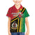 Happy Vanuatu Constitution Day Family Matching Mermaid Dress and Hawaiian Shirt Flag Style With Sand Drawing Pattern