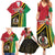 Happy Vanuatu Constitution Day Family Matching Summer Maxi Dress and Hawaiian Shirt Flag Style With Sand Drawing Pattern