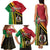 Happy Vanuatu Constitution Day Family Matching Tank Maxi Dress and Hawaiian Shirt Flag Style With Sand Drawing Pattern