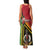 Happy Vanuatu Constitution Day Family Matching Tank Maxi Dress and Hawaiian Shirt Flag Style With Sand Drawing Pattern