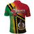 Happy Vanuatu Constitution Day Polo Shirt Flag Style With Sand Drawing Pattern