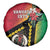 Happy Vanuatu Constitution Day Spare Tire Cover Flag Style With Sand Drawing Pattern