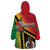 Happy Vanuatu Constitution Day Wearable Blanket Hoodie Flag Style With Sand Drawing Pattern