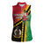 Happy Vanuatu Constitution Day Women Sleeveless Polo Shirt Flag Style With Sand Drawing Pattern