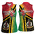 Happy Vanuatu Constitution Day Women Sleeveless Polo Shirt Flag Style With Sand Drawing Pattern