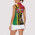 Happy Vanuatu Constitution Day Women Sleeveless Polo Shirt Flag Style With Sand Drawing Pattern