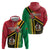 Happy Vanuatu Constitution Day Zip Hoodie Flag Style With Sand Drawing Pattern