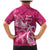 Breast Cancer Awareness Family Matching Mermaid Dress and Hawaiian Shirt Ribbon Polynesian Pattern Pink Version LT05 - Polynesian Pride