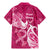 Breast Cancer Awareness Family Matching Mermaid Dress and Hawaiian Shirt Ribbon Polynesian Pattern Pink Version LT05 - Polynesian Pride