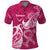 Breast Cancer Awareness Polo Shirt Ribbon Polynesian Pattern Pink Version LT05 Pink - Polynesian Pride