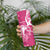 Personalized Breast Cancer Awareness Skinny Tumbler Ribbon Polynesian Pattern Pink Version