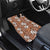 Hawaii Vintage Brown Hibiscus Tapa Pattern Car Mats