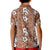 Hawaii Vintage Brown Hibiscus Tapa Pattern Kid Polo Shirt