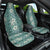 Hawaii Vintage Green Hibiscus Tapa Pattern Car Seat Cover