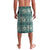 Hawaii Vintage Green Hibiscus Tapa Pattern Lavalava