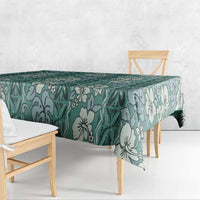 Hawaii Vintage Green Hibiscus Tapa Pattern Tablecloth LT05 - Polynesian Pride
