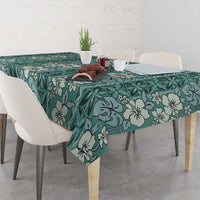 Hawaii Vintage Green Hibiscus Tapa Pattern Tablecloth LT05 - Polynesian Pride