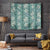 Hawaii Vintage Green Hibiscus Tapa Pattern Tapestry