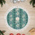 Hawaii Vintage Green Hibiscus Tapa Pattern Tree Skirt