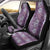 Hawaii Vintage Violet Hibiscus Tapa Pattern Car Seat Cover