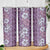 Hawaii Vintage Violet Hibiscus Tapa Pattern Skinny Tumbler