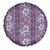 Hawaii Vintage Violet Hibiscus Tapa Pattern Spare Tire Cover