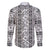 Hawaii Vintage Gray Hibiscus Tapa Pattern Family Matching Long Sleeve Bodycon Dress and Hawaiian Shirt