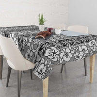 Hawaii Vintage Gray Hibiscus Tapa Pattern Tablecloth LT05 - Polynesian Pride