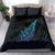 Aotearoa New Zealand Bedding Set Koru Fern Blue Gradient