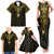 Personalized Polynesia Family Matching Tank Maxi Dress and Hawaiian Shirt With Christian Cross LT05 - Polynesian Pride