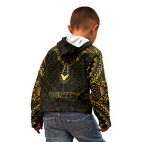 Personalized Polynesia Kid Hoodie With Christian Cross LT05 - Polynesian Pride