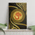 Polynesia Canvas Wall Art With Hindu Om Symbol LT05