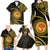 Polynesia Family Matching Long Sleeve Bodycon Dress and Hawaiian Shirt With Hindu Om Symbol LT05 - Polynesian Pride