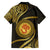 Polynesia Family Matching Off Shoulder Long Sleeve Dress and Hawaiian Shirt With Hindu Om Symbol LT05 - Polynesian Pride