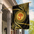 Polynesia Garden Flag With Hindu Om Symbol LT05 House Flag Gold - Polynesian Pride