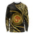 Polynesia Long Sleeve Shirt With Hindu Om Symbol LT05 Unisex Gold - Polynesian Pride