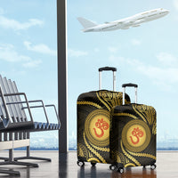 Polynesia Luggage Cover With Hindu Om Symbol LT05 - Polynesian Pride