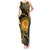 Polynesia Tank Maxi Dress With Hindu Om Symbol LT05 Women Gold - Polynesian Pride