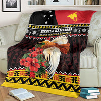 Papua New Guinea Christmas Blanket Bird Of Paradise Hamamas Krismas LT05 - Polynesian Pride