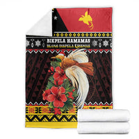 Papua New Guinea Christmas Blanket Bird Of Paradise Hamamas Krismas LT05 - Polynesian Pride