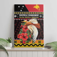 Papua New Guinea Christmas Canvas Wall Art Bird Of Paradise Hamamas Krismas LT05 - Polynesian Pride
