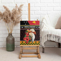 Papua New Guinea Christmas Canvas Wall Art Bird Of Paradise Hamamas Krismas LT05 - Polynesian Pride