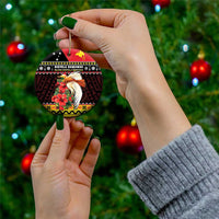Papua New Guinea Christmas Ceramic Ornament Bird Of Paradise Hamamas Krismas LT05 - Polynesian Pride