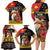 Papua New Guinea Christmas Family Matching Long Sleeve Bodycon Dress and Hawaiian Shirt Bird Of Paradise Hamamas Krismas