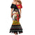 Papua New Guinea Christmas Family Matching Mermaid Dress and Hawaiian Shirt Bird Of Paradise Hamamas Krismas