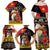 Papua New Guinea Christmas Family Matching Off Shoulder Maxi Dress and Hawaiian Shirt Bird Of Paradise Hamamas Krismas