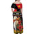 Papua New Guinea Christmas Family Matching Off Shoulder Maxi Dress and Hawaiian Shirt Bird Of Paradise Hamamas Krismas