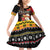 Papua New Guinea Christmas Family Matching Off Shoulder Short Dress and Hawaiian Shirt Bird Of Paradise Hamamas Krismas