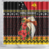 Papua New Guinea Christmas Shower Curtain Bird Of Paradise Hamamas Krismas